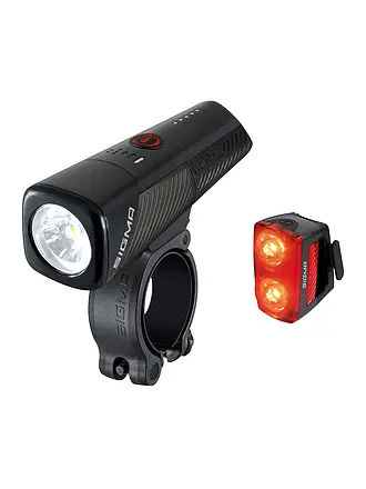 SIGMA | Fahrrad Akku Lichtset Buster 800 mit RL 150 Rücklicht | 